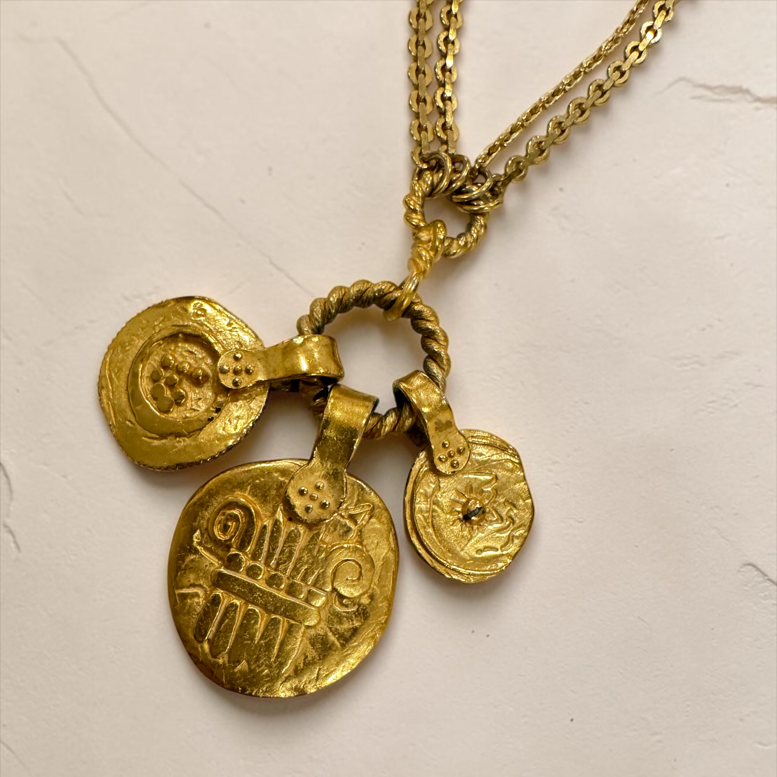 Vintage Liz Claiborne Charm Necklace