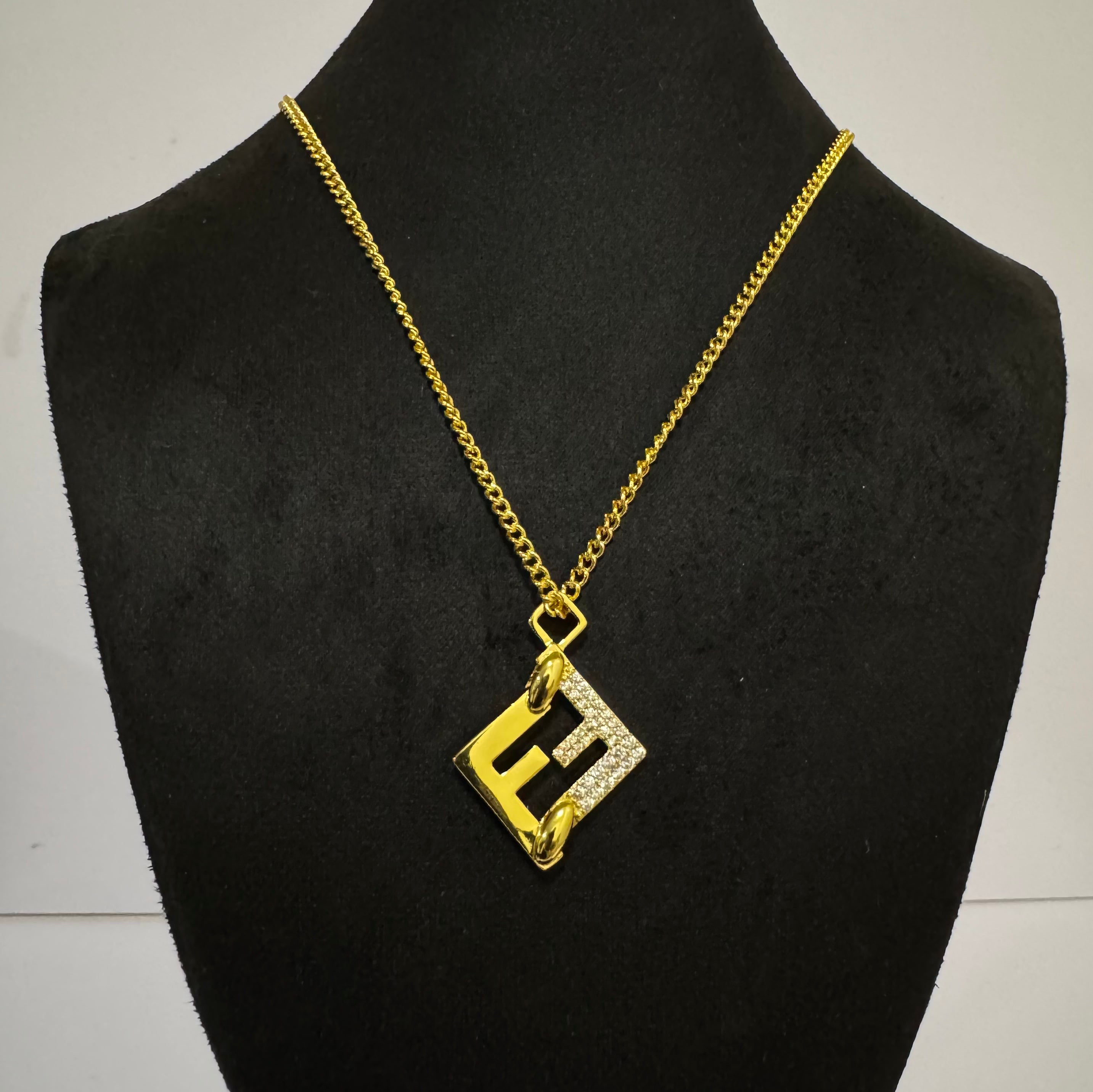FEN-DI DBL F PENDENT NECKLACE