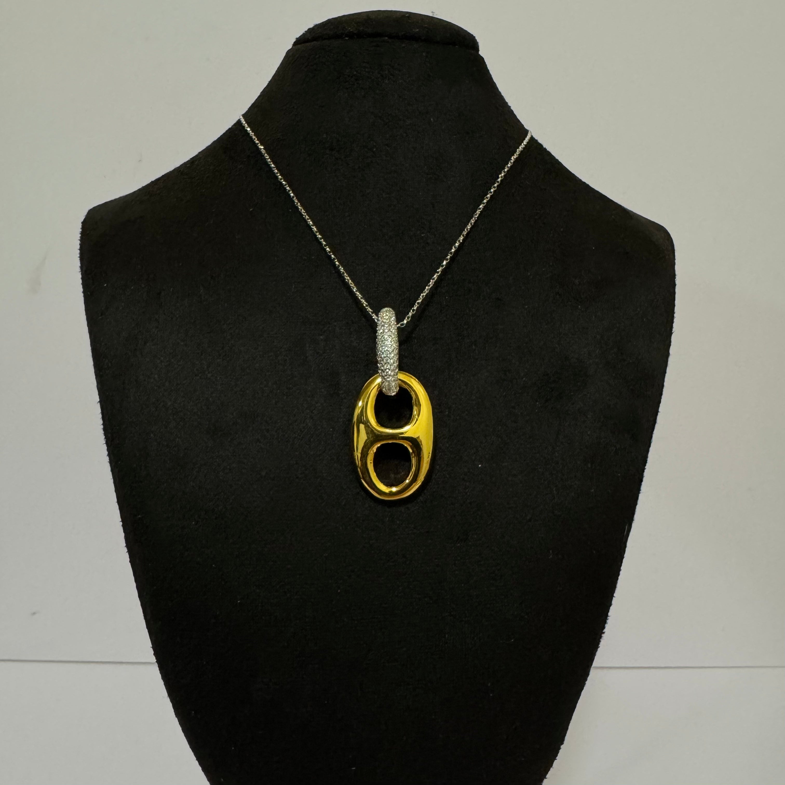APM GRAIN DE CAFE ADJUSTABLE NECKLACE
