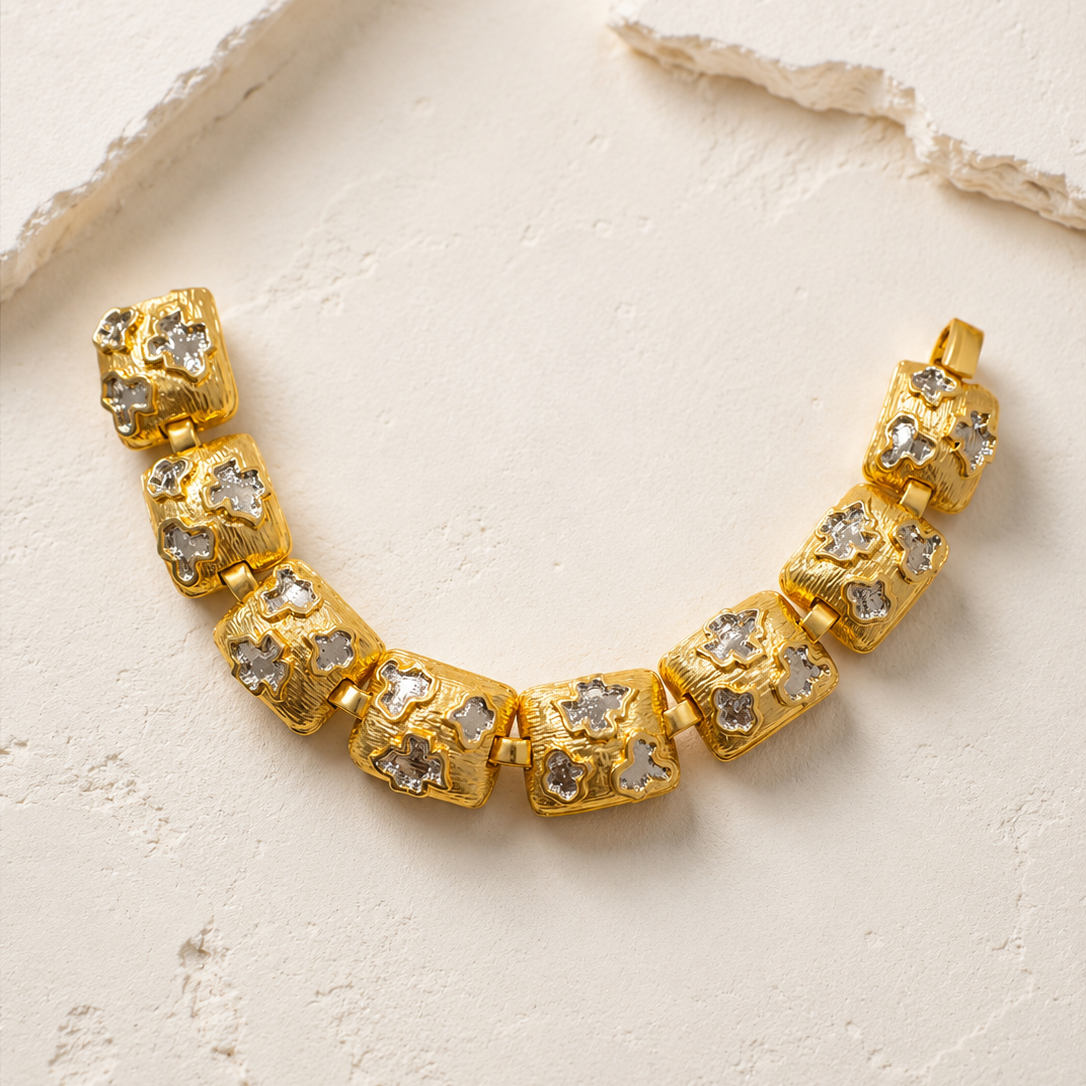 VTG Mosaic Nugget Bracelet