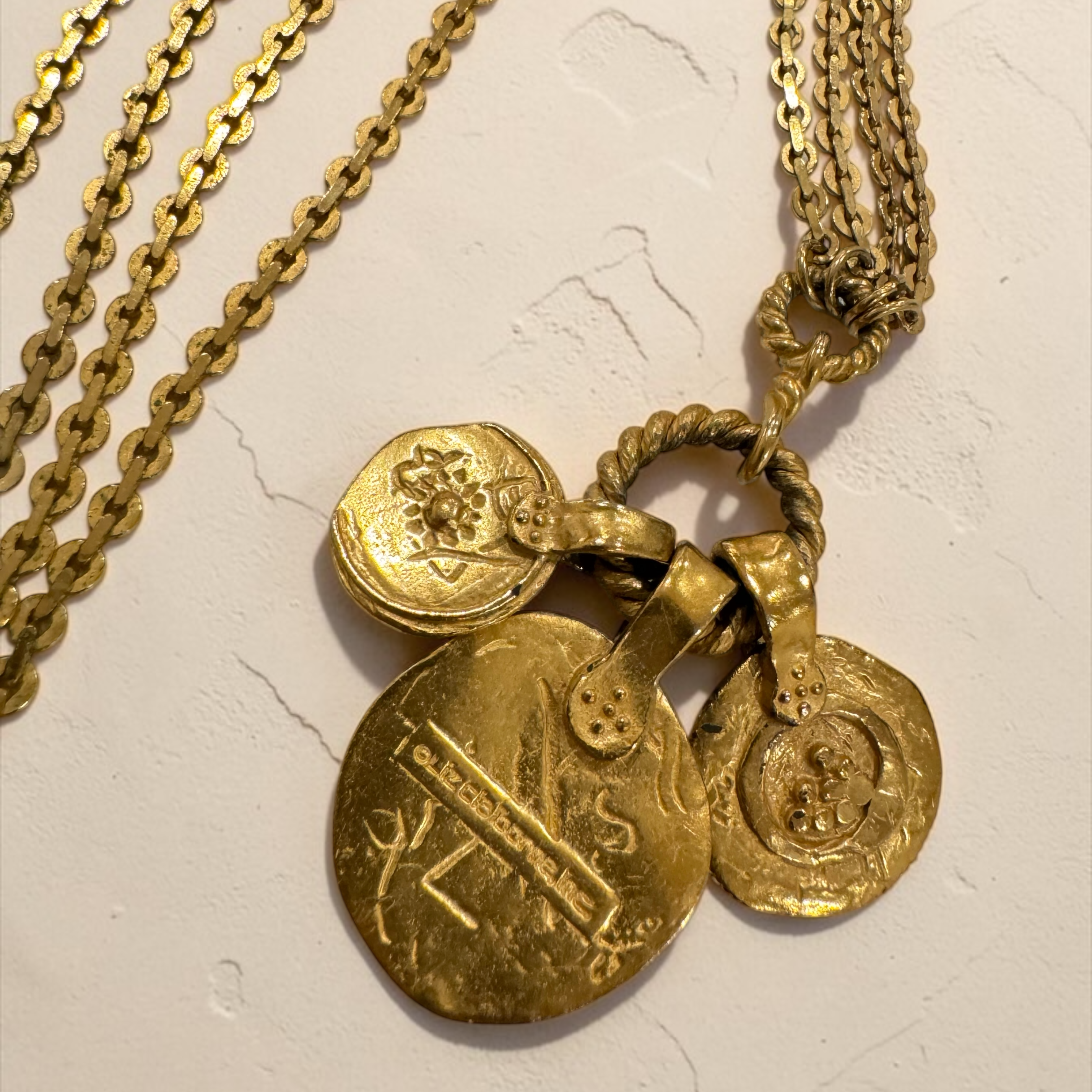Vintage Liz Claiborne Charm Necklace