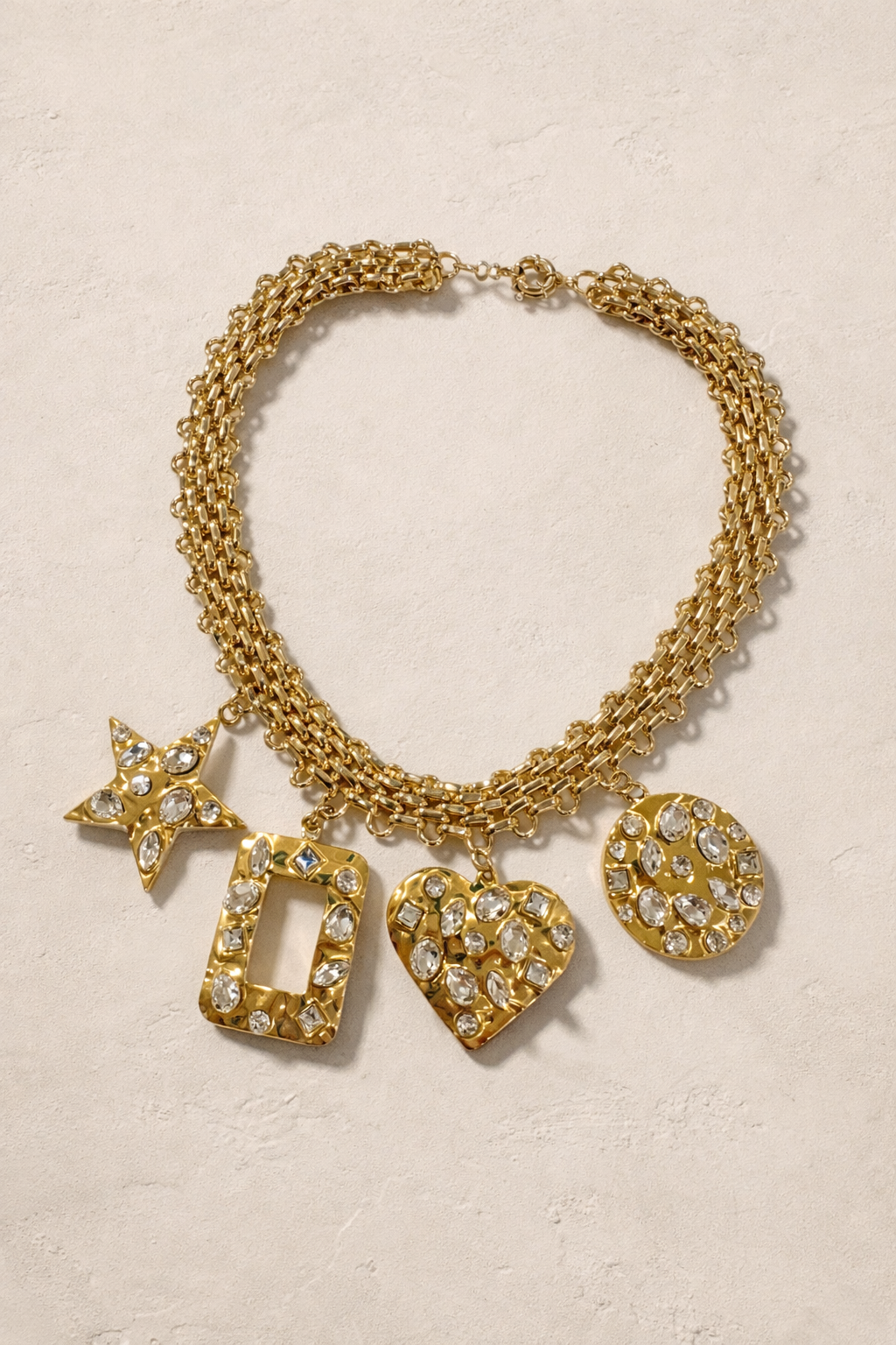 RE/EDIT Indian Artisan Charm Necklace