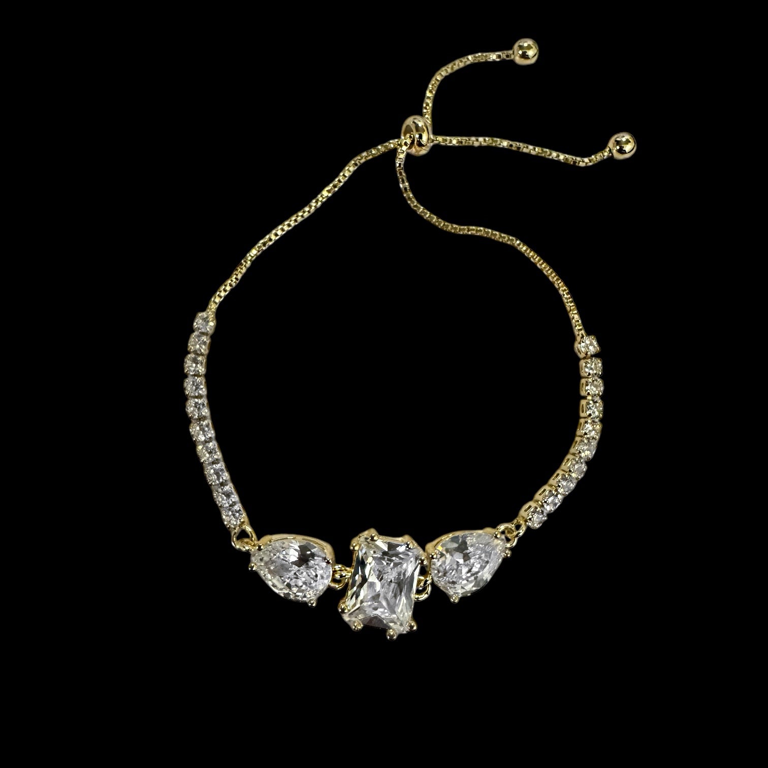 ADJUSTABLE TENNIS STONE BRACELET