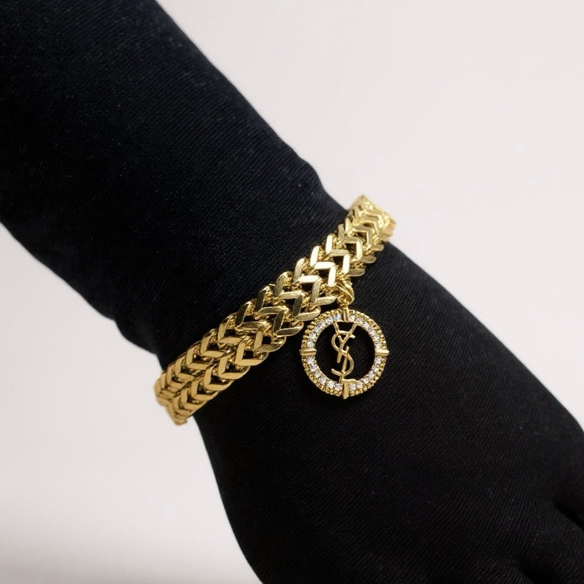 REPURPOSED YSL CHARM BRACELET