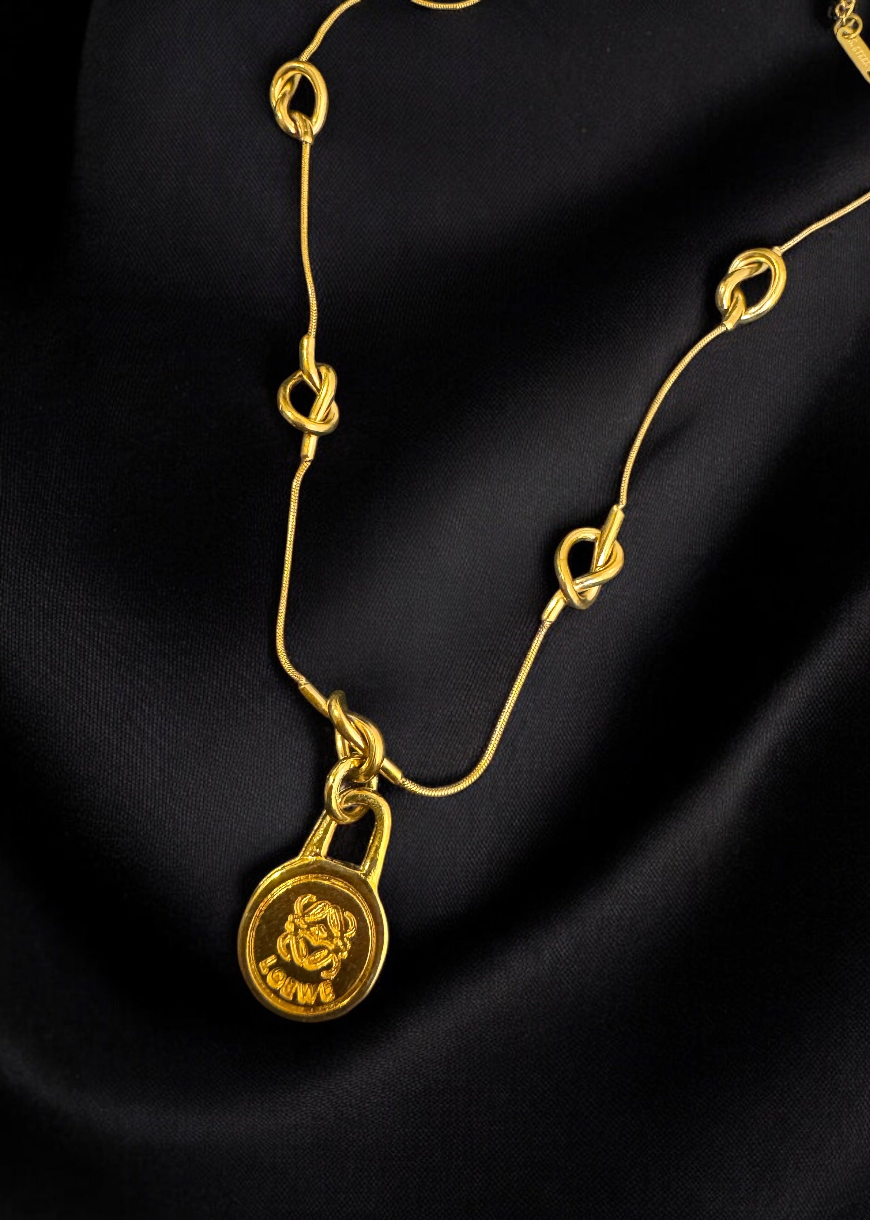 REPURPOSED LOEWE KNOT NECKLACE