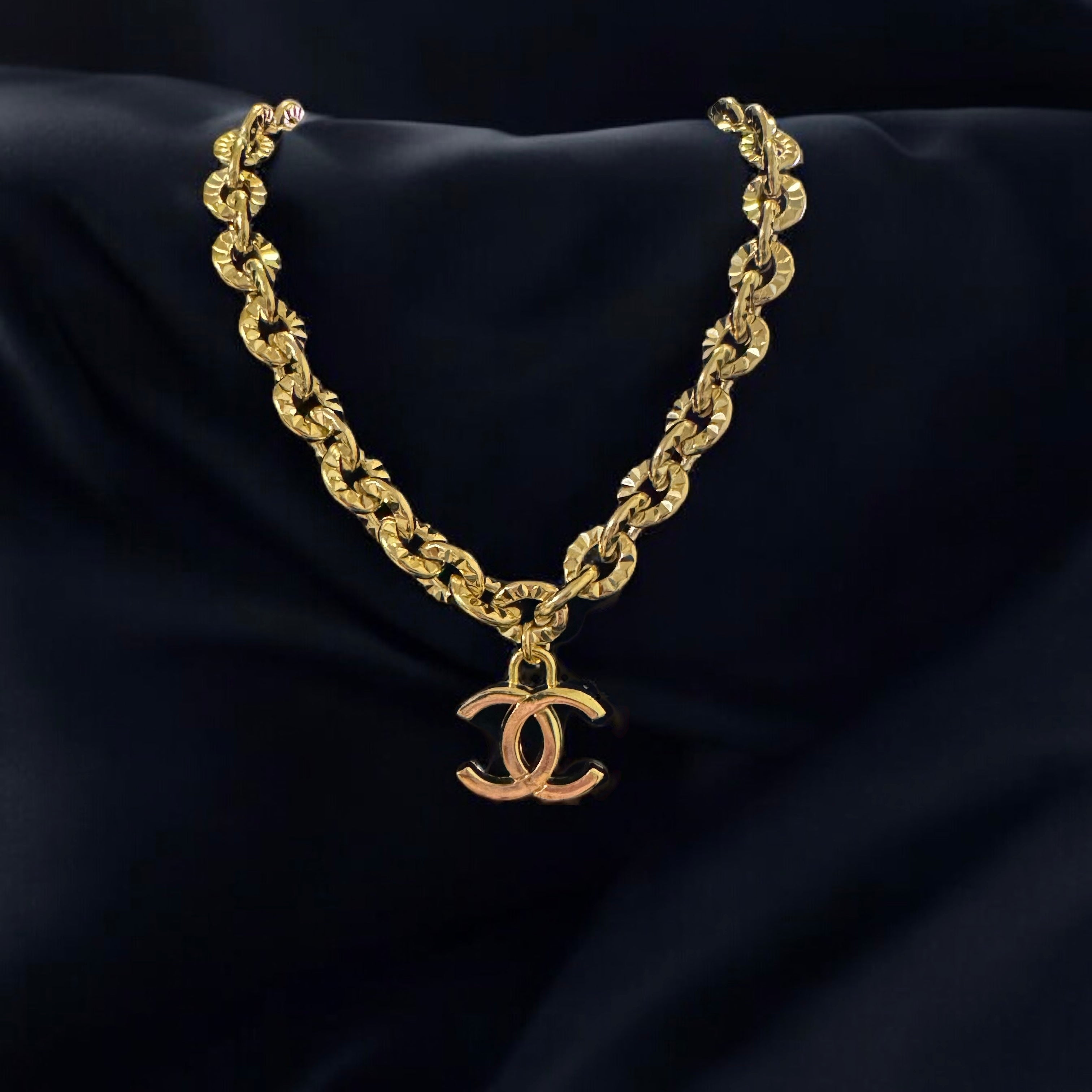 REPURPOSED CHANEL ZIP PULL NECKLACE