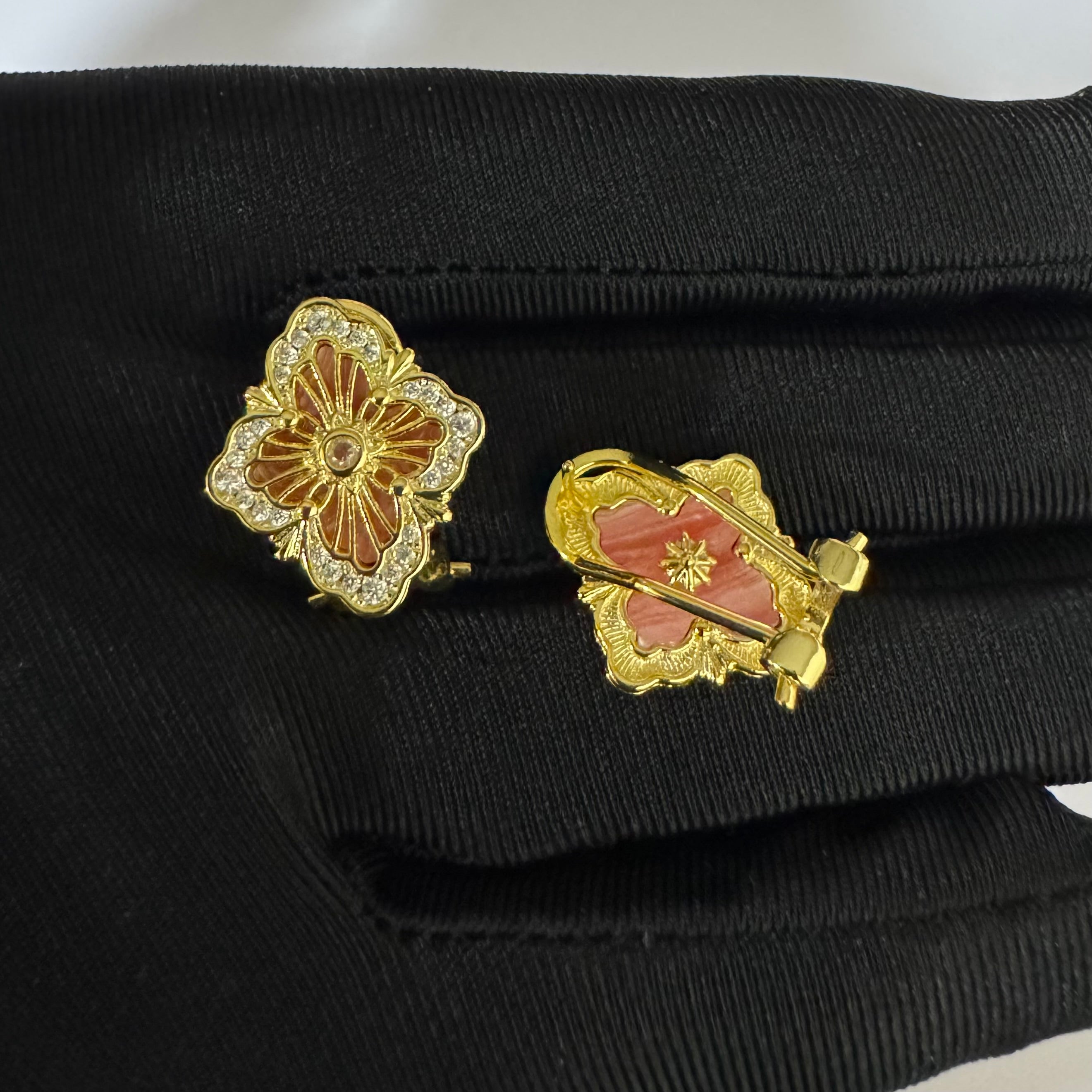 BUCCELL-ATI CLIP ON STUD EARRINGS