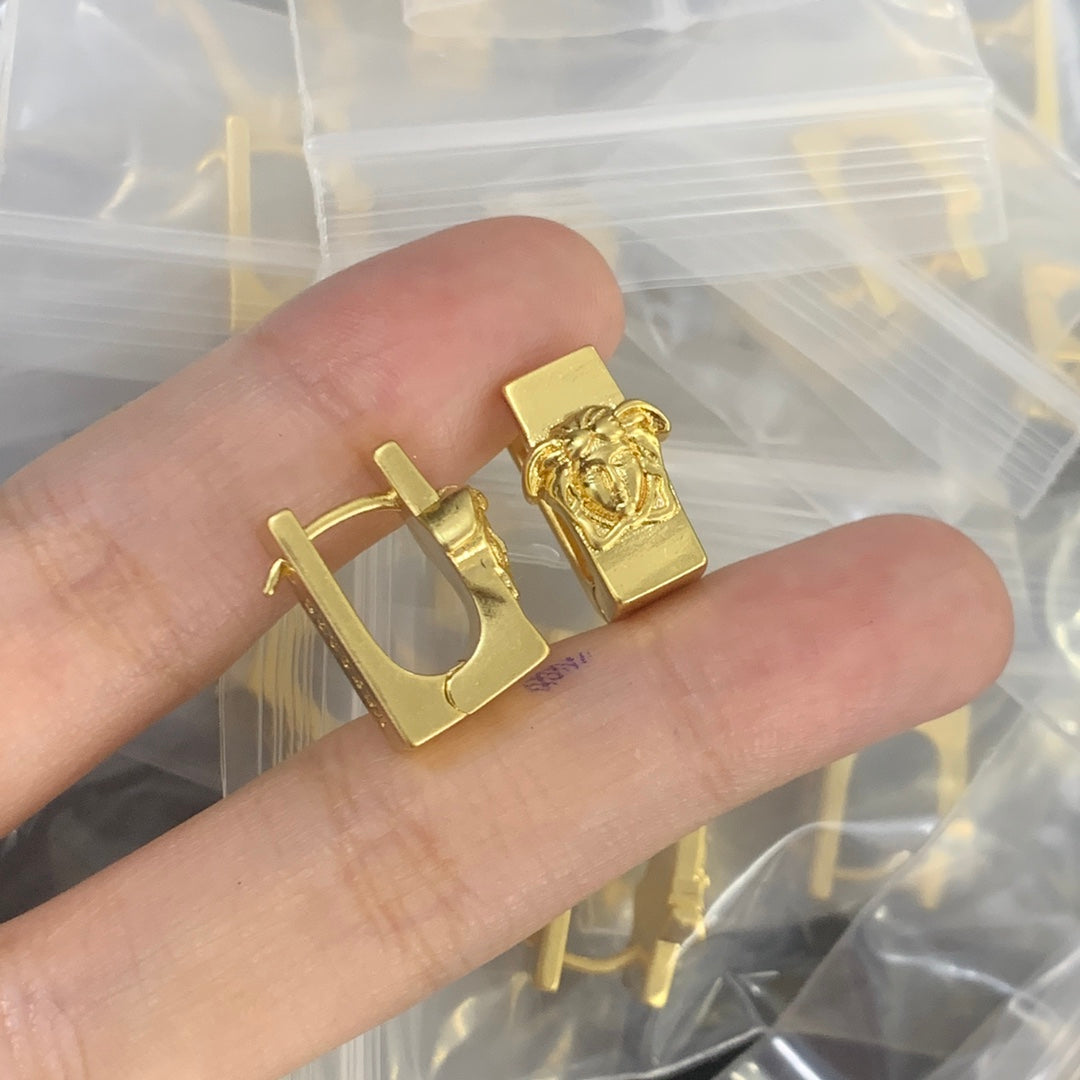 VERSA-CE MEDUSA HUGGIE EARRINGS