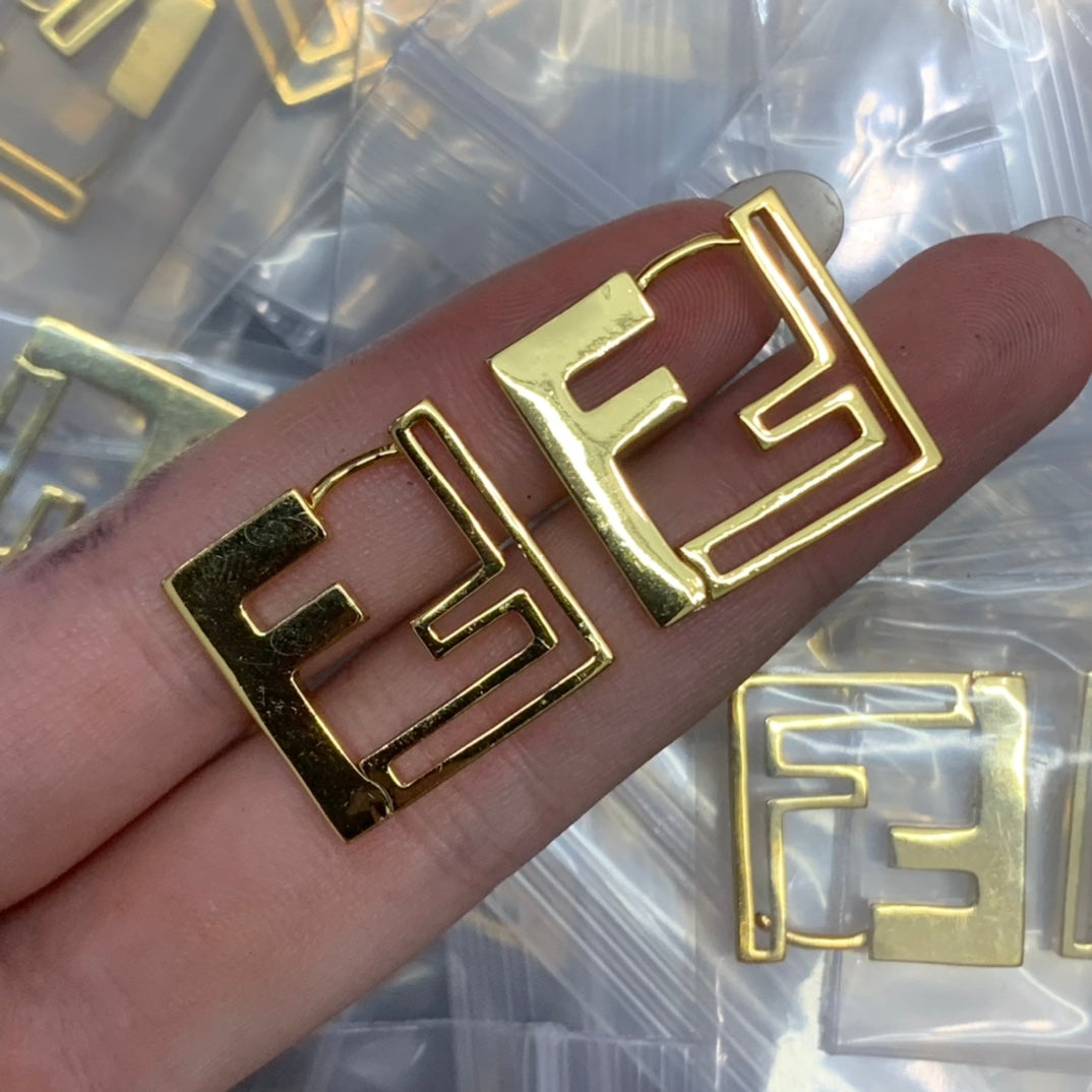 FEN-DI LOGO EARRINGS