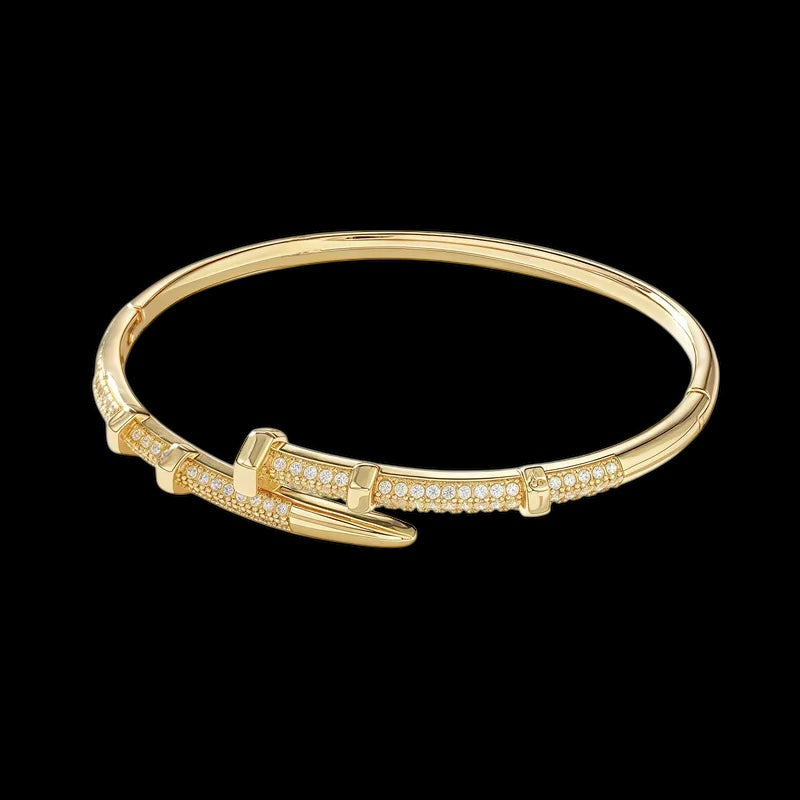 NAIL HEAD BOLT BANGLE BRACELET