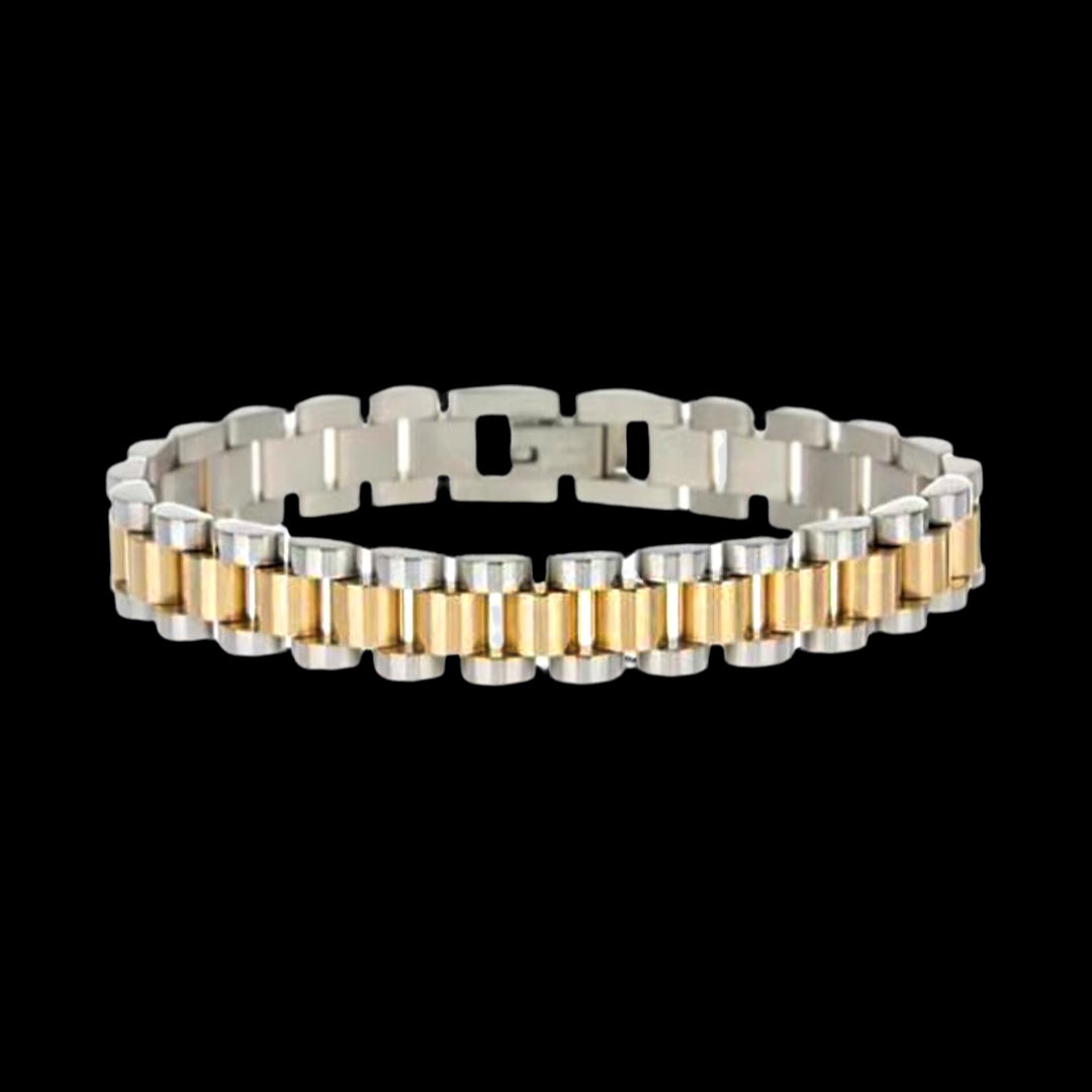 TWO TONE PRESIDENTIAL BRACELET