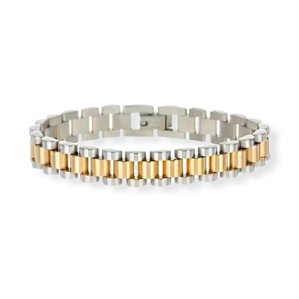 TWO TONE PRESIDENTIAL BRACELET