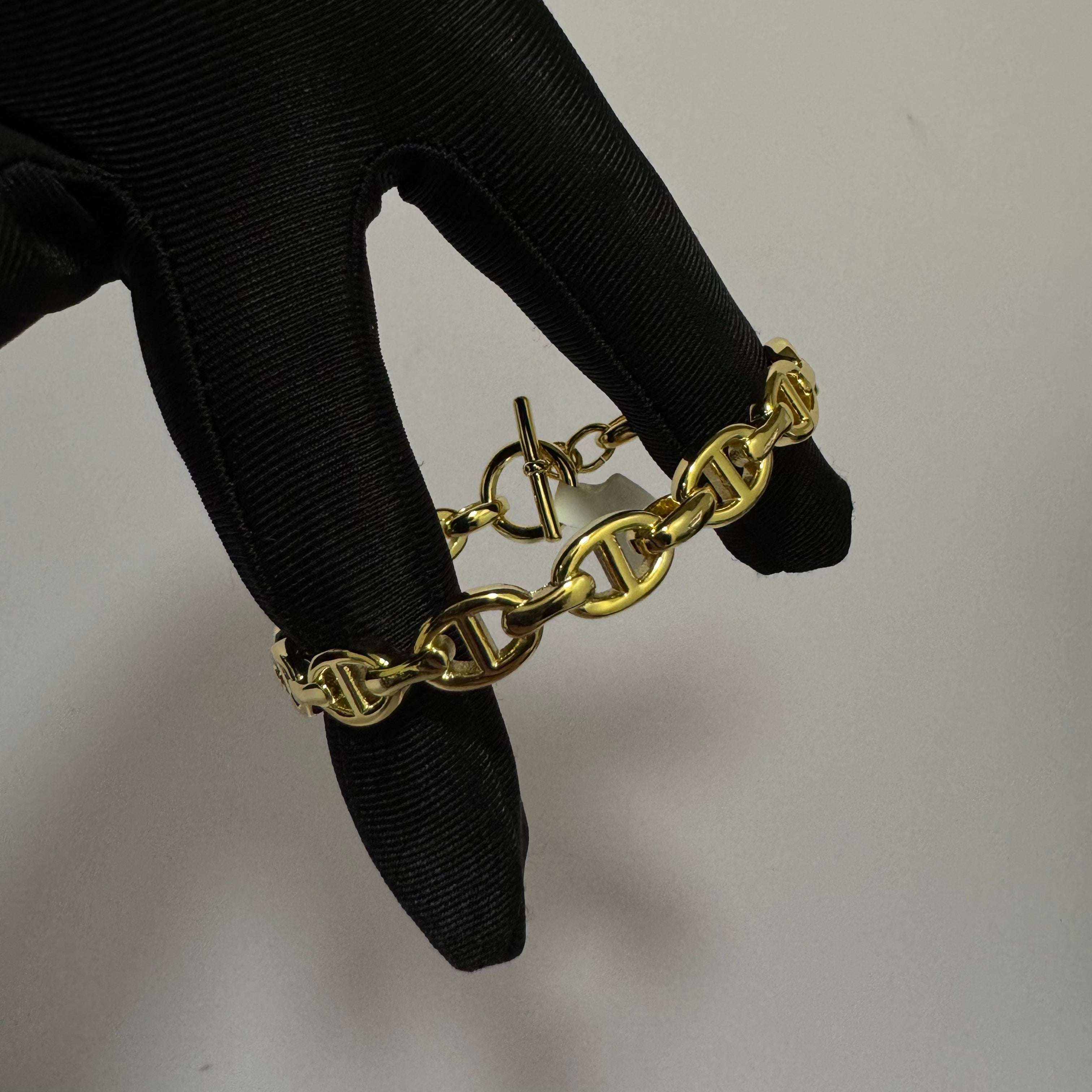 HER-MES MARINER LINK TOGGLE BANGLE/BRACELET