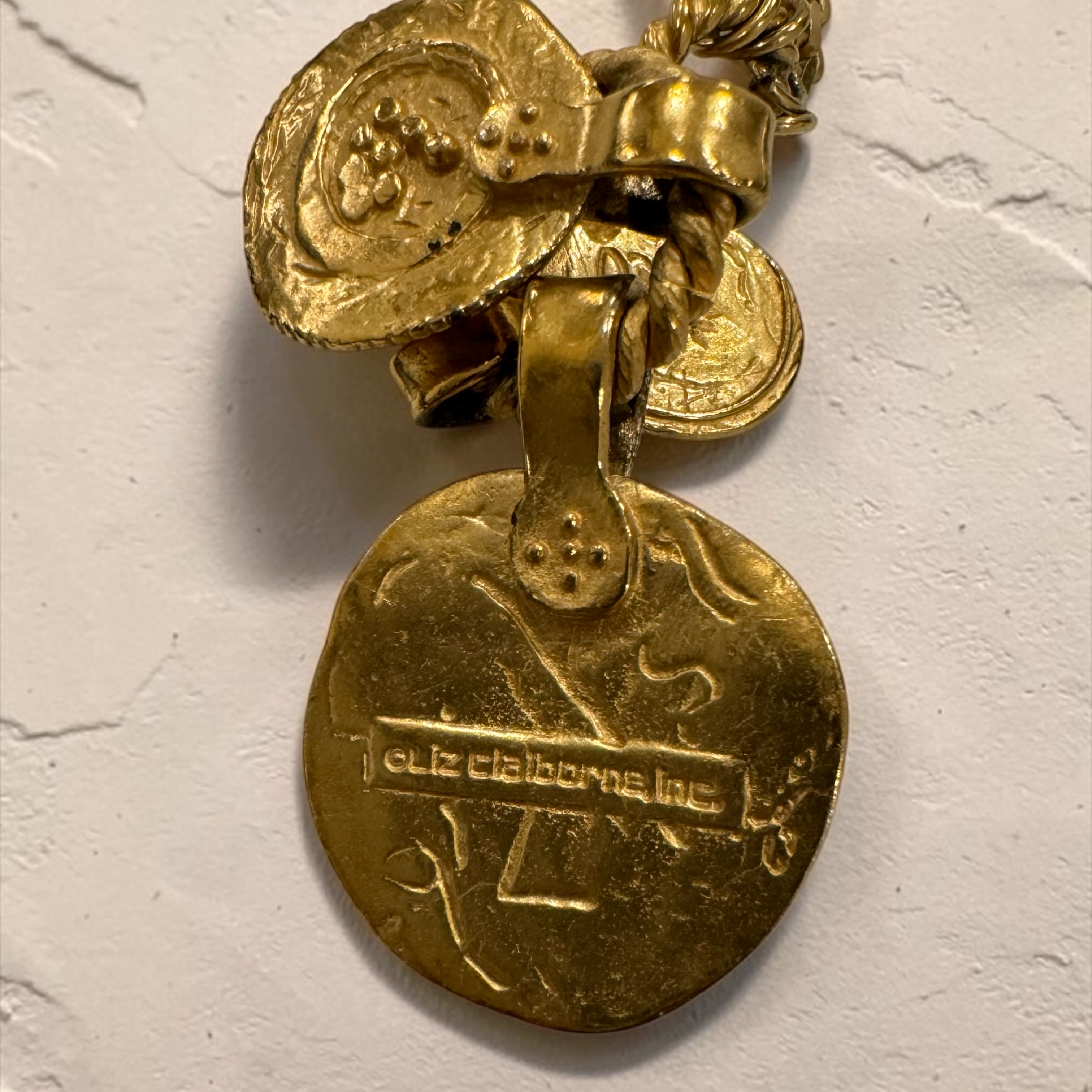 Vintage Liz Claiborne Charm Necklace