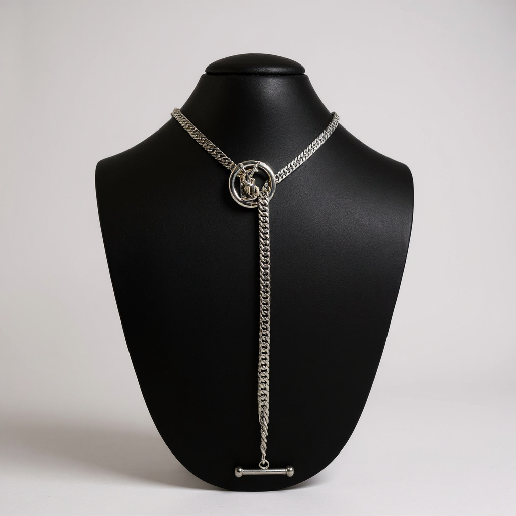 REPURPOSED YSL LARIAT NECKLACE