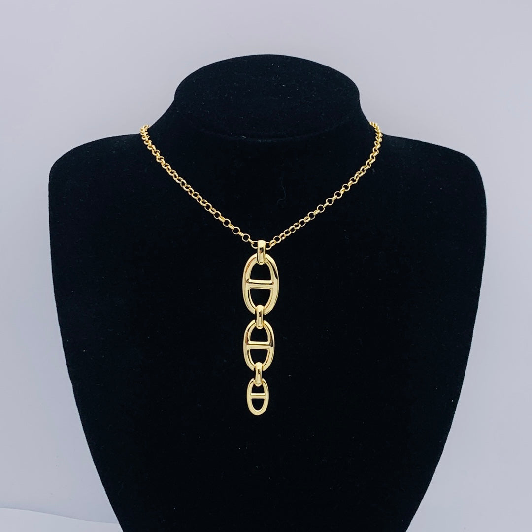 HER-MES MARINER PENDANT NECKLACE