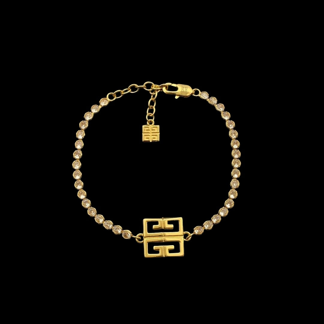GIVEN-CHY LOGO TENNIS BRACELET